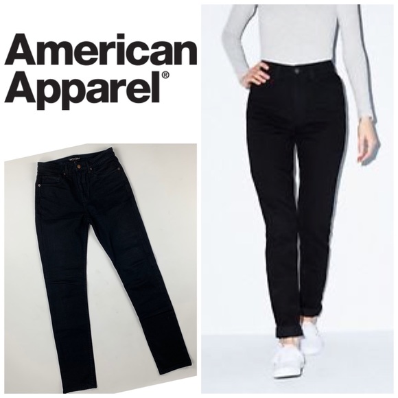 american apparel black jeans